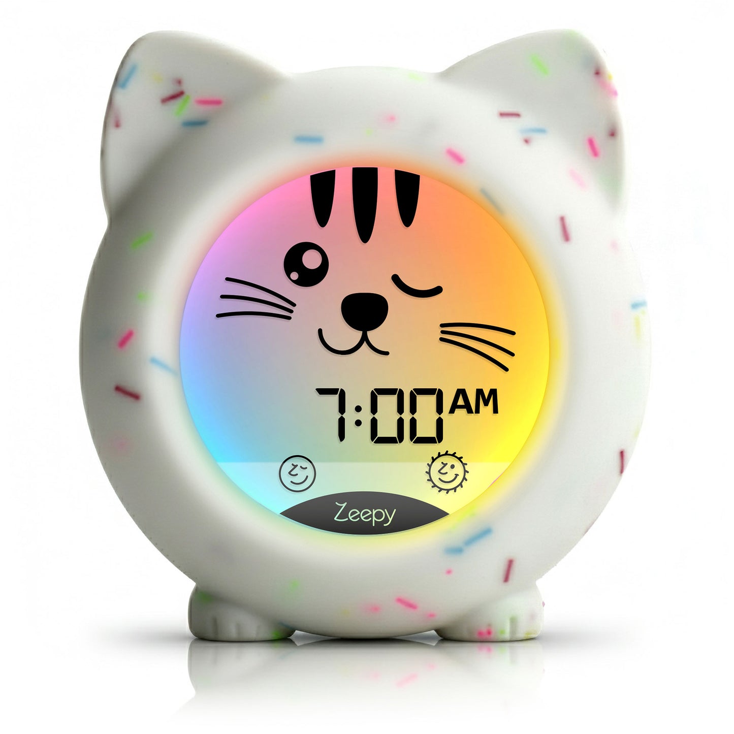 Zeepy 4 Phase Toddler Sleep Trainer Clock - Kip the Kitty