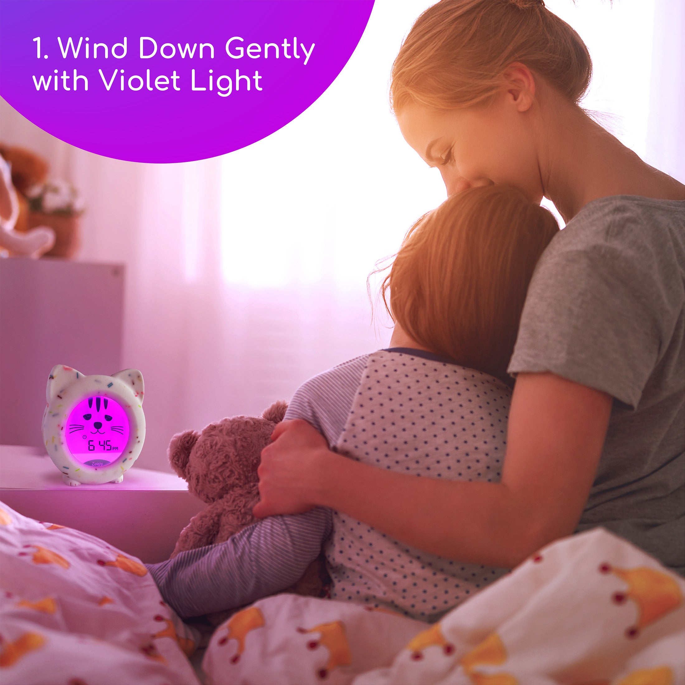 Zeepy 4-Phase Sleep Trainer Clock for Kids & Toddlers