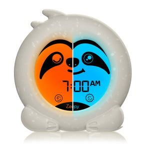 Zeepy 2 Phase Toddler Sleep Training Clock, USB Power - Slumber the Sloth